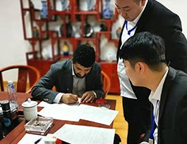 Welcome Davis sign a long-term cooperation agreement with us