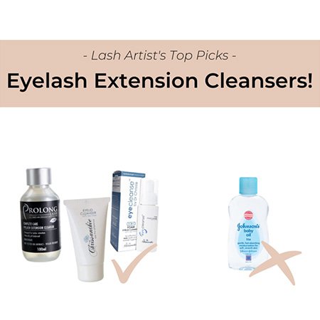 （About Eyelash Extensions）What’s the Best Cleanser To Use With Lash Extensions? 