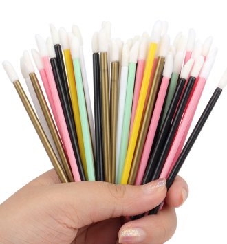 DISPOSABLE PORTABLE LIP BRUSH 50 Pieces/Pack