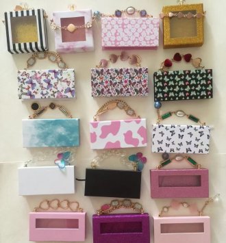 Paper box with chains