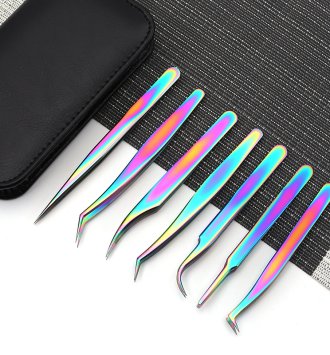 Custom Logo Eyelash Tweezers