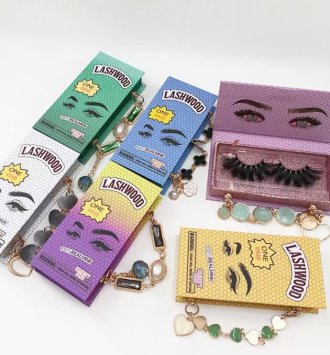 Paper box with chains