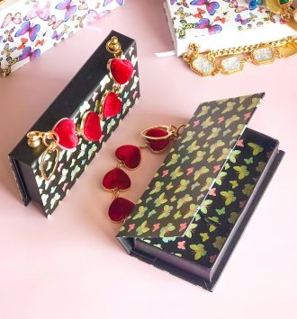 Paper box with chains