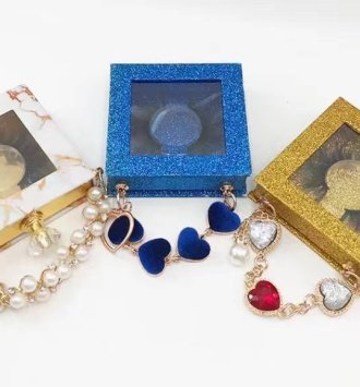 Paper box with chains