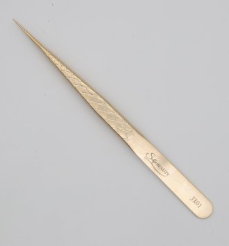 STRAIGHT ISOLATION EYELASH EXTENSIONS TWEEZERS