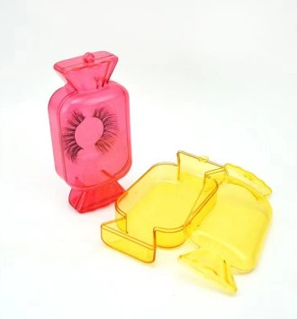 Plastic candy lash box