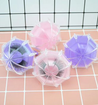 Plastic umbrella lash box