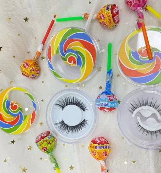 Candy plastic lash box