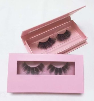 Pink lash boxes