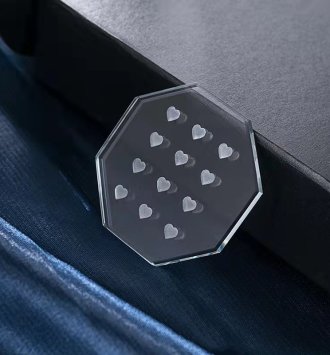 12 Heart-Shaped Hole Glue Holder