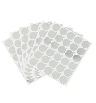 Aluminum Foil Glue Sticker