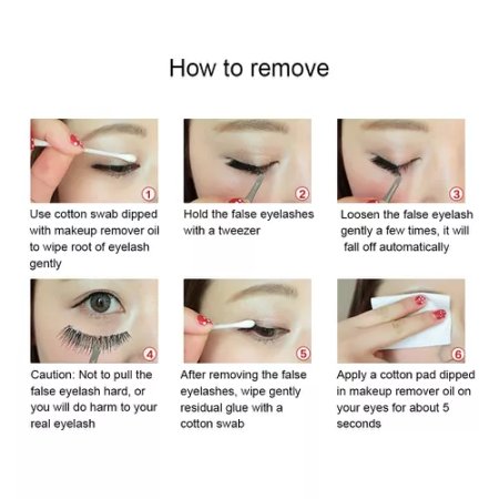 <about strip lashes>How to remove strip lashes?