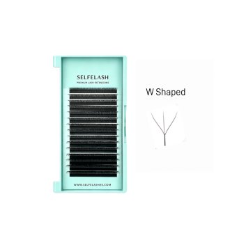 W shape volume lashes